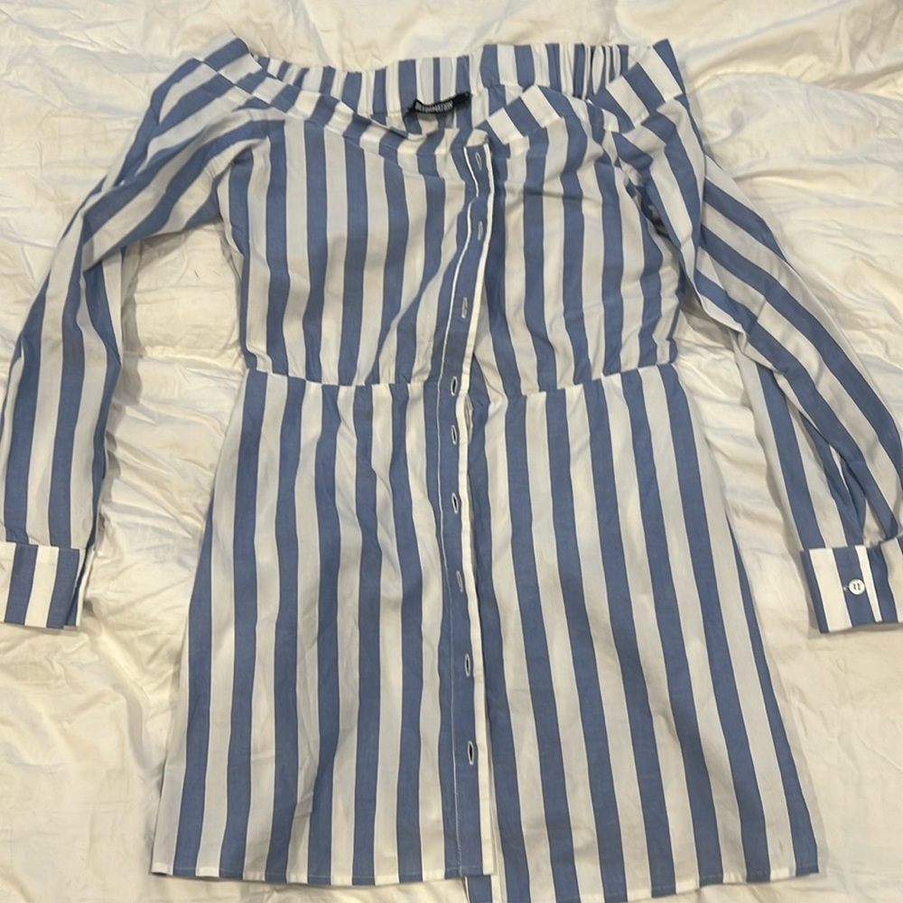 Reformation mini off the shoulder dress. Size 8.